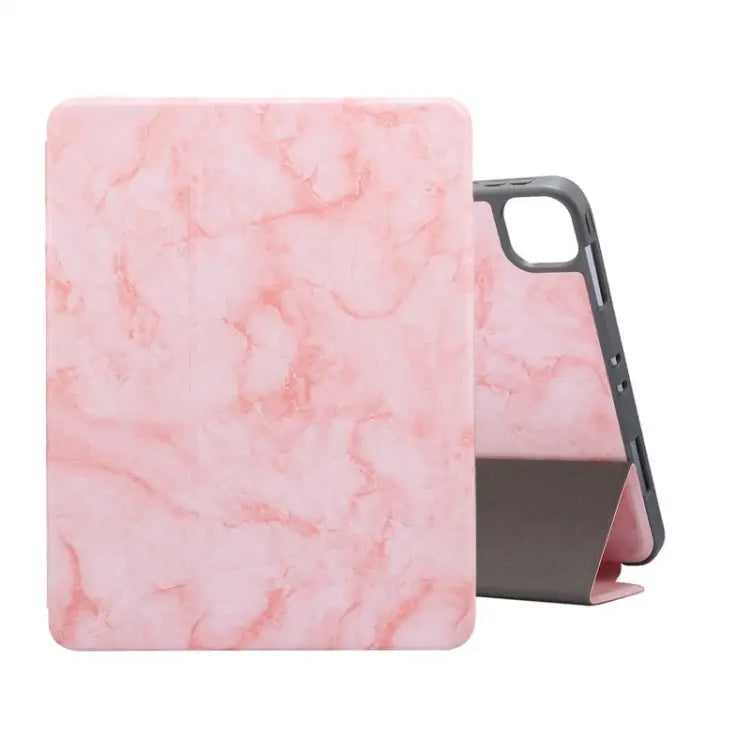 Marble Texture Horizontal Flip Leather Case with Three-folding Holder & Sleep / Wake-up Function For iPad Pro 11 2022