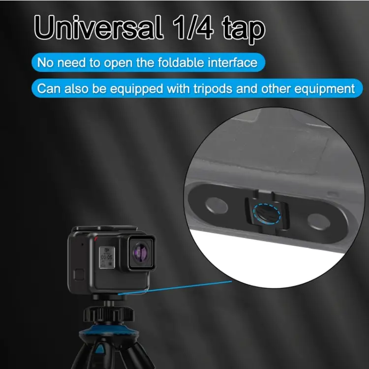 Metal Folding Magnetic Replacement Base for GoPro HERO13 Black/HERO12 Black /HERO11 Black