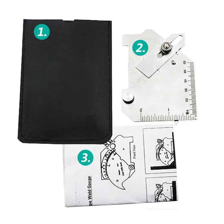 MG-8 Cam-type Stainless Steel Fillet Weld Gauge Multi-function Welding Inspection Ruler MG-8 - MG-8