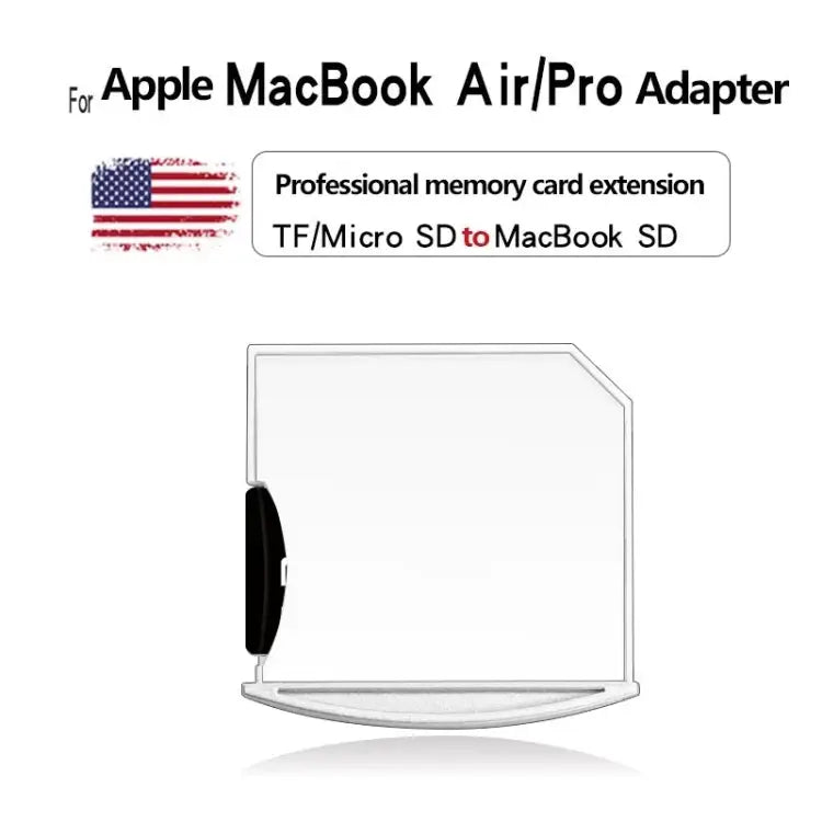 Micro SD / TF Card to SD Adapter for MacBook Air / Pro Support up to 512GB 512GB - 512GB