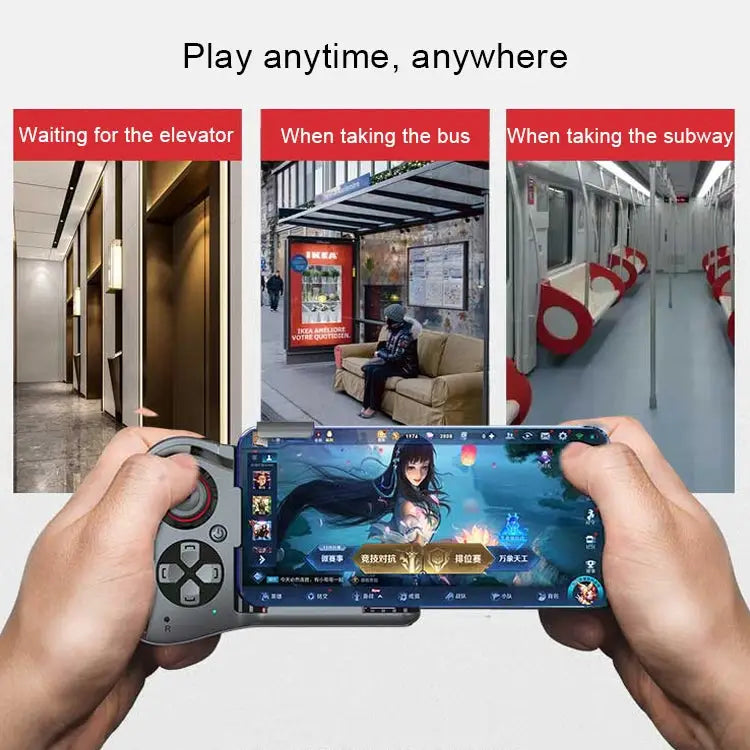 MOCUTE-059 Bluetooth 4.0 Dual-mode Left-handed Bluetooth Gamepad for 6.5-7.2-inch Phones Supports Android / IOS Direct
