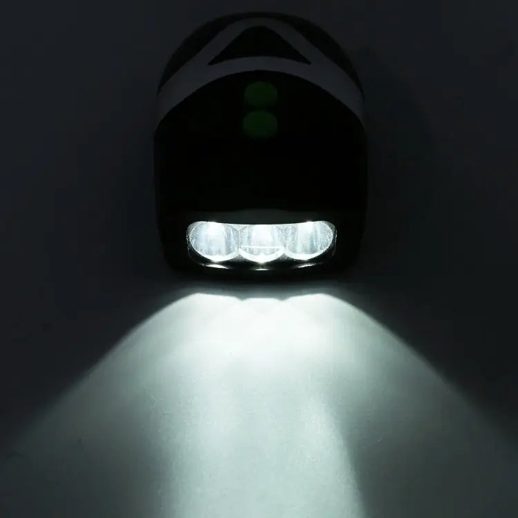 Mountain Bike Headlight Horn LED Flashlight Bicycle Electric Horn with Light Electric Horn with Light - Electric Horn