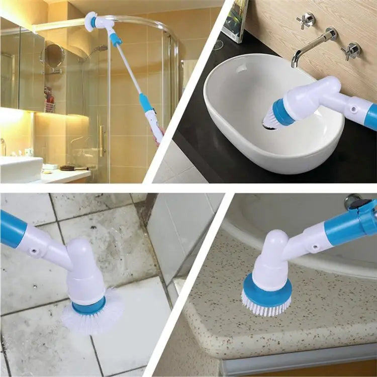 Multi-function Tub and Tile Scrubber Cordless Power Spin Scrubber Power Cleaning Brush Set for Bathroom Floor Wall AU