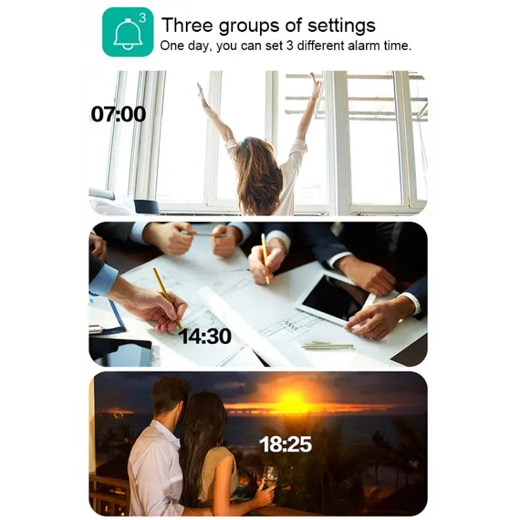 Multi-functional Large Screen LED Digital Music Alarm Clock with Time / Week / Temperature / Calendar Display & Remote