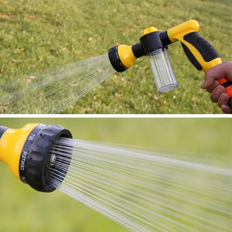 Multifunctional Car Foam Water Gun Garden Watering Tools Pet shower sprinkler,Random Color Delivery,Without Water Pipe