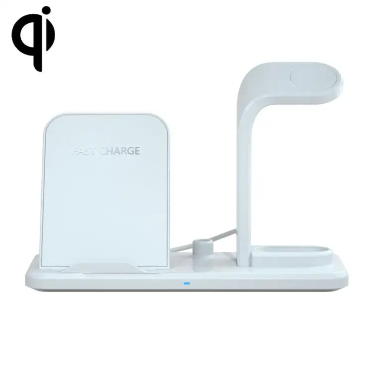 N35 3 in 1 Separated Design Quick Wireless Charger for iPhone Apple Watch AirPods - White