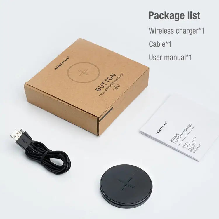 NILLKIN MC026 Portable Button Fast Charging Wireless Charger - Apple Accessories