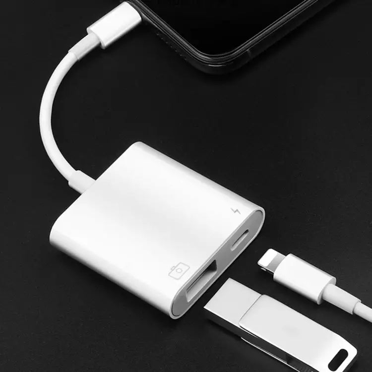 NK101 8 Pin to USB Camera Reader Adapter Compatible with IOS 9.1 and Above Systems - NK101