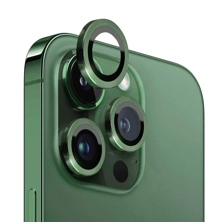 NORTHJO Camera Lens Protector Tempered Glass CD Vein Metal Ring Film For iPhone 13 Pro / 13 Pro Max - For iPhone 13 Pro