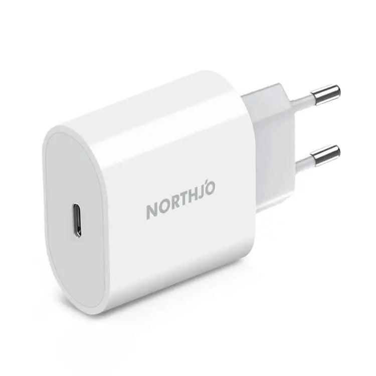 NORTHJO NOPD2000 PD 20W USB-C / Type-C Single Port Fast Wall Charger US Plug EU Plug - EU Plug - Apple Accessories