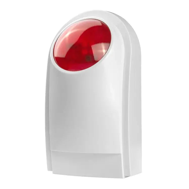 Outdoor Siren with Red Flashlight Can be used 1.2A 12V as a Backup Battery PA-100 PA-100 Red - PA-100 Red / White