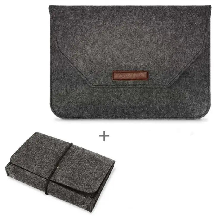Portable Air Permeable Felt Sleeve Bag for MacBook Laptop with Power Storage Bag 12 inch 13 inch 15 inch 11 inch - 11