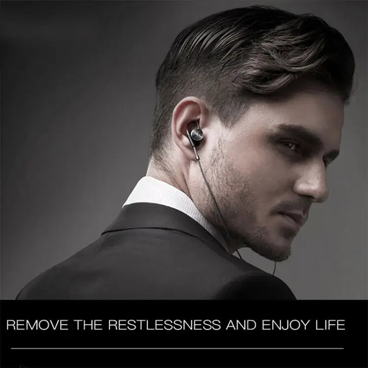 QKZ DM10 High-quality In-ear All-metal Sports Music Headphones Microphone Version Black - Black
