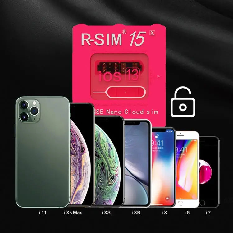 R-SIM 15 Dual CPU Aegis Cloud Upgraded Version iOS 13 System Universal Unlocking Card for iPhone 11 Pro Max iPhone 11