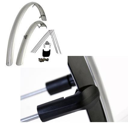 FA1302C Spatbord set 46/28 zilver Rapido