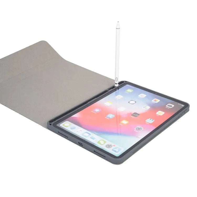 RK11L Aluminum Alloy Touch Bluetooth Keyboard Horizontal Flip Leather Case for iPad Pro 11 2020 / 2018 with Holder &