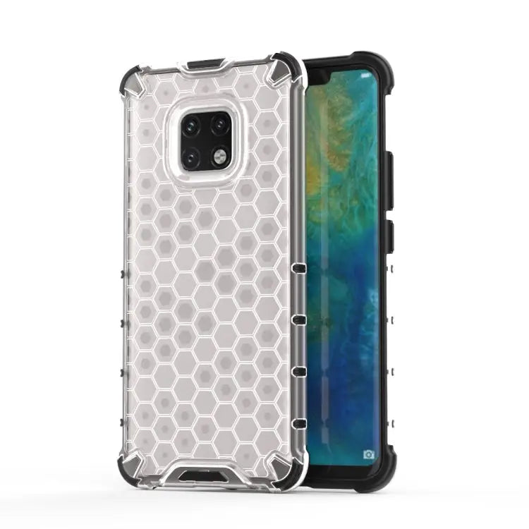 Shockproof Honeycomb PC + TPU Case for Huawei Mate 20 Pro For Huawei Mate 20 Pro - For Huawei Mate 20 Pro / Transparent