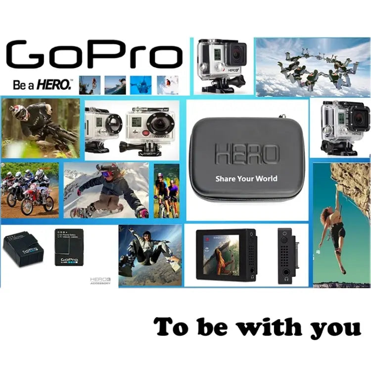 Shockproof Waterproof Portable Travel Case for GoPro Insta360 DJI and Other Action Cameras Accessories Size: 22cm x