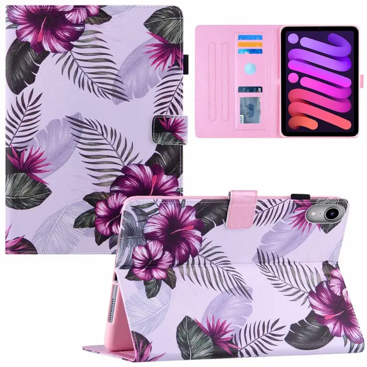 Silk Texture Horizontal Flip Tablet Leather Case with Holder & Card Slot & Sleep / Wake-up Function For iPad mini 2024