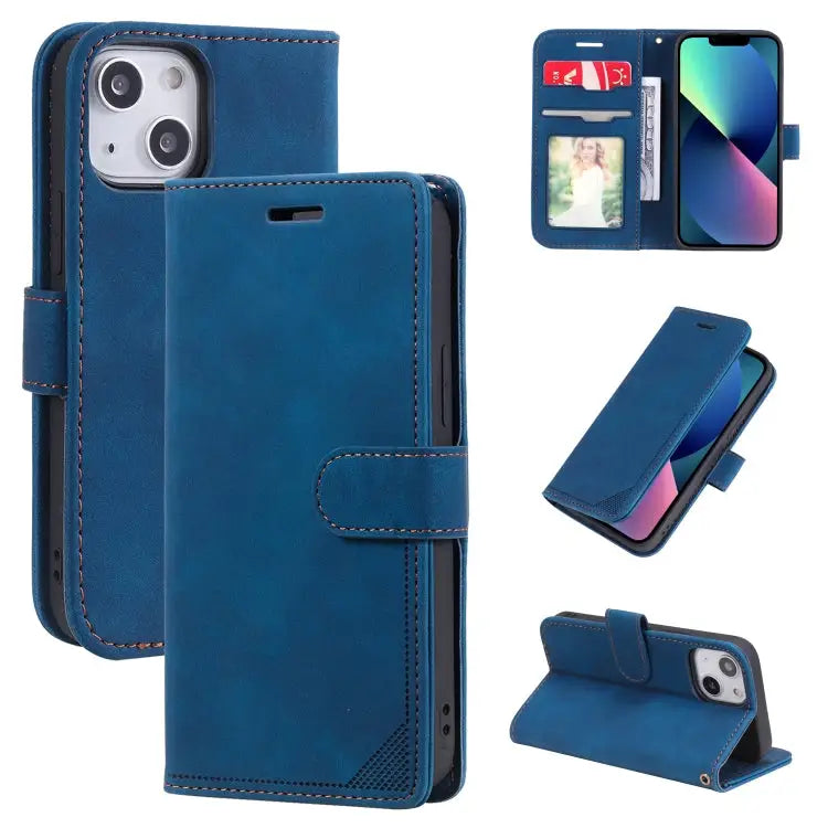 Skin Feel Anti-theft Brush Horizontal Flip Leather Phone Case For iPhone13 Pro Max For iPhone13 Pro For iPhone13