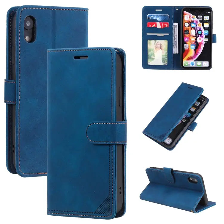 Skin Feel Anti-theft Brush Horizontal Flip Leather Phone Case For iPhone 11 Pro For iPhone 11 For iPhone XS Max