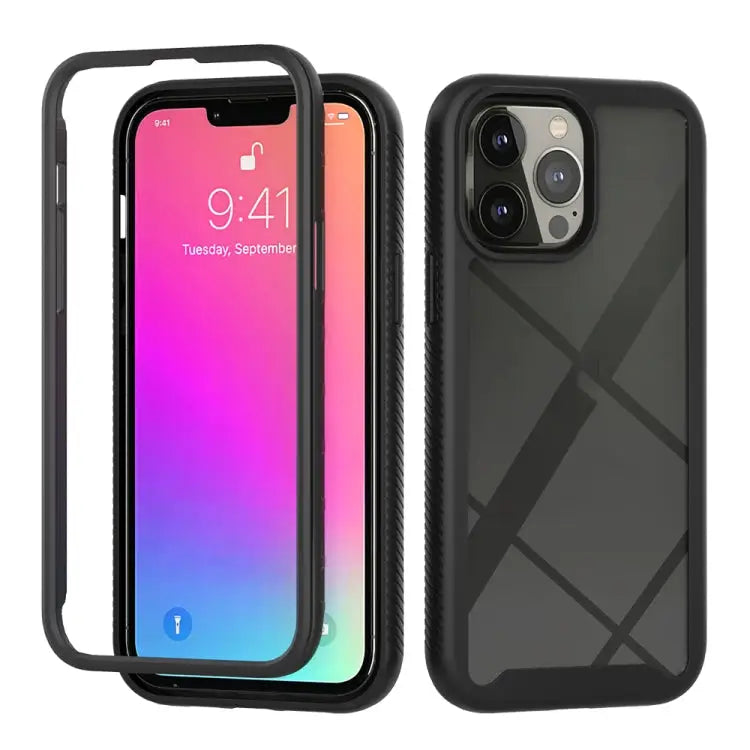 Starry Sky Solid Color Series Shockproof PC + TPU Protective Case For iPhone 13 mini For iPhone 13 Pro For iPhone 13