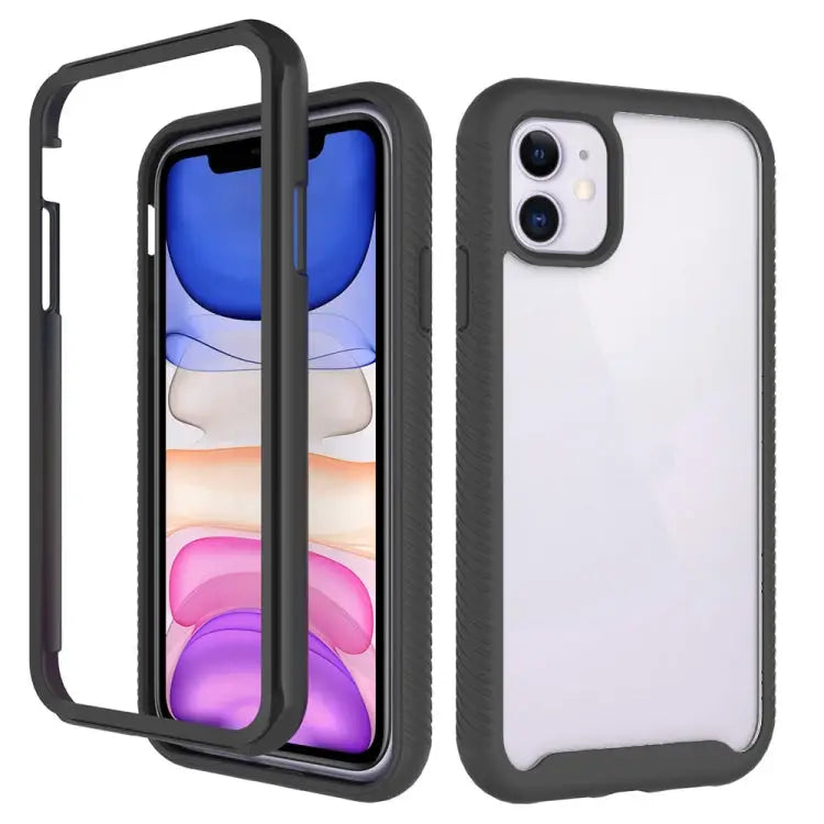 Starry Sky Solid Color Series Shockproof PC + TPU Protective Case For iPhone 11 Pro For iPhone SE 2022 / SE 2020 / 8