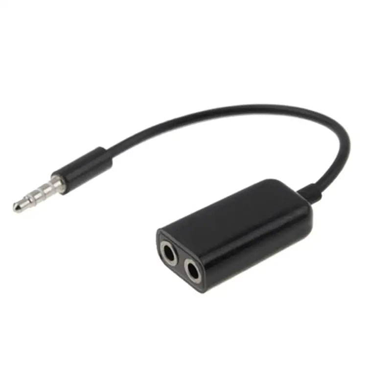 Stereo Audio Aux Cable 3.5mm Male to 2 Female Splitter Adapter Compatible with Phones Tablets Headphones MP3 Player