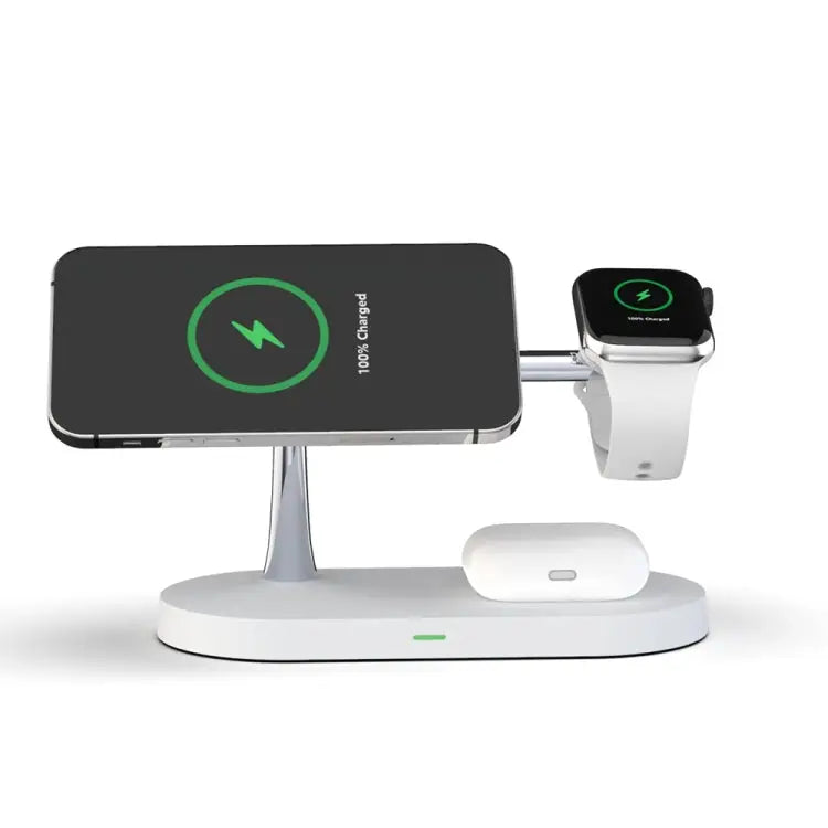 T268 5 in 1 15W Multi-function Magnetic Wireless Charger for iPhone 12 Series & Apple Watchs & AirPods 1 / 2 / Pro