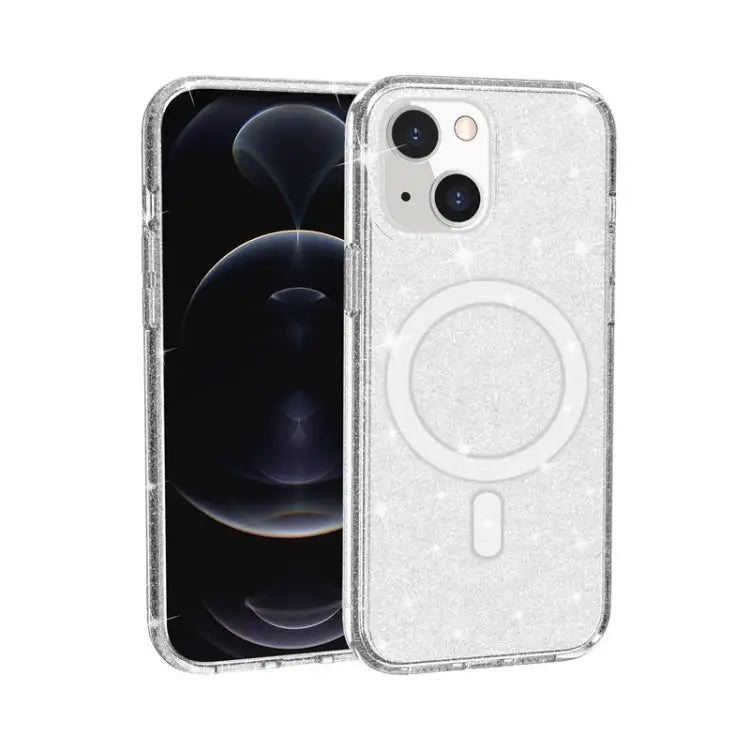 Terminator Style Glitter Powder MagSafe Magnetic Phone Case For iPhone 13 Pro Max For iPhone 13 Pro For iPhone 13