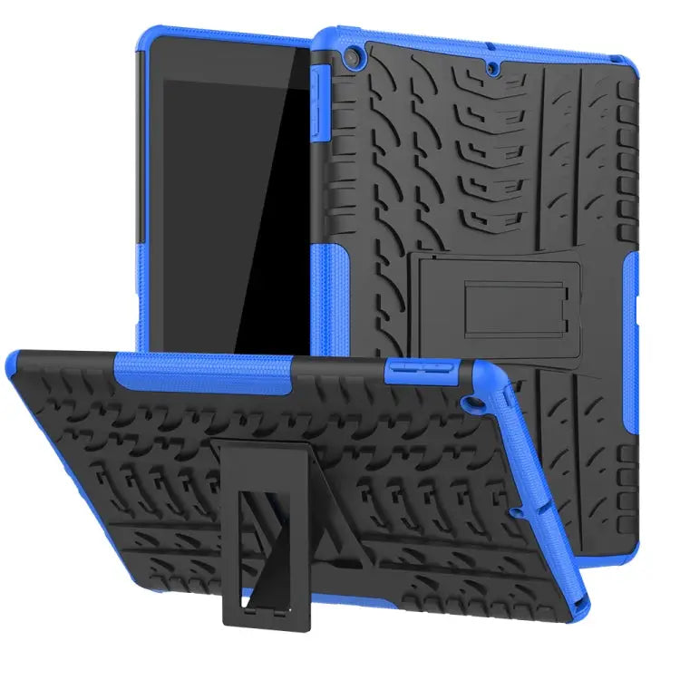 Tire Texture TPU + PC Shockproof Case with Holder For OPPO Realme 5 For OPPO RENO 2 For iPad 10.2 - For iPad 10.2