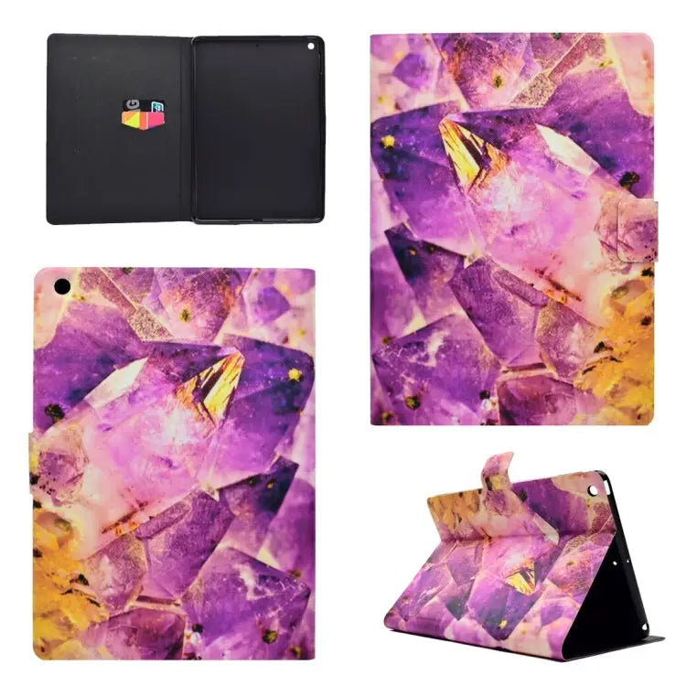 TPU Horizontal Flip Leather Case with Holder & Card Slot & Sleep / Wake-up Function For iPad 4 For iPad 10.2 / 10.5