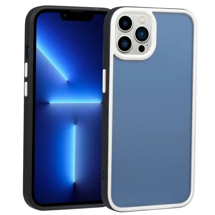 Two-color Shield TPU + PC Phone Case For iPhone 13 For iPhone 13 Pro - For iPhone 13 Pro / Black - Apple Accessories