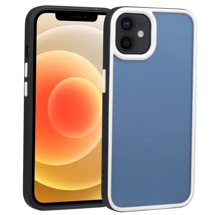 Two-color Shield TPU + PC Phone Case For iPhone 13 Pro Max For iPhone 12 - For iPhone 12 / Black - Apple Accessories