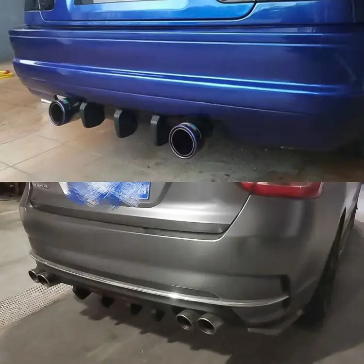 Universal Car-styling Carbon Fiber Texture Plastic Rear Spat Valance Lip Carbon Fiber Texture - Carbon Fiber Texture