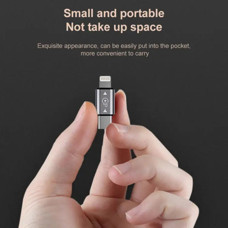 USB-C / Type-C Male to 8 Pin Male Charging + Data Transmission + OTG Adapter Type-C Male to 8 Pin Male - Type-C Male