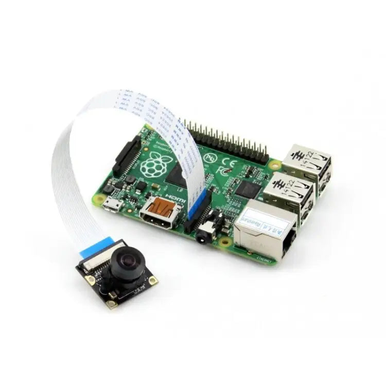 Waveshare RPi Camera (G) Module Wide Field of View Fisheye Lens
