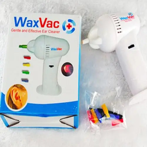 WaxVac Electric Gentle and Effective Ear Cleaner Adult Children Ears Cleaning Device Ear Care Tools 1 - Ear Care Tools 1