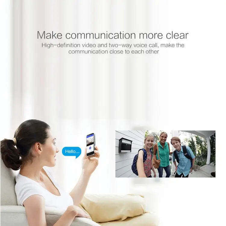 X3 1080P WiFi Smart Video IP54 Waterproof Digital Camera Door Viewer Support TF Card & Infrared Night Vision