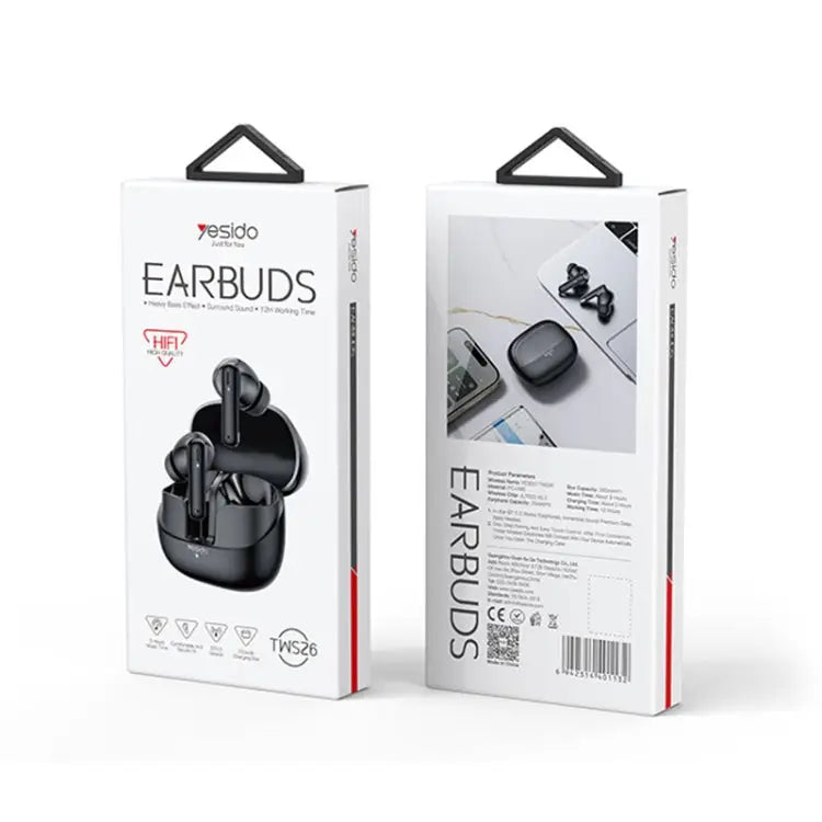 Yesido TWS26 TWS Wireless Bluetooth Earphone TWS26 - TWS26 - Apple Accessories
