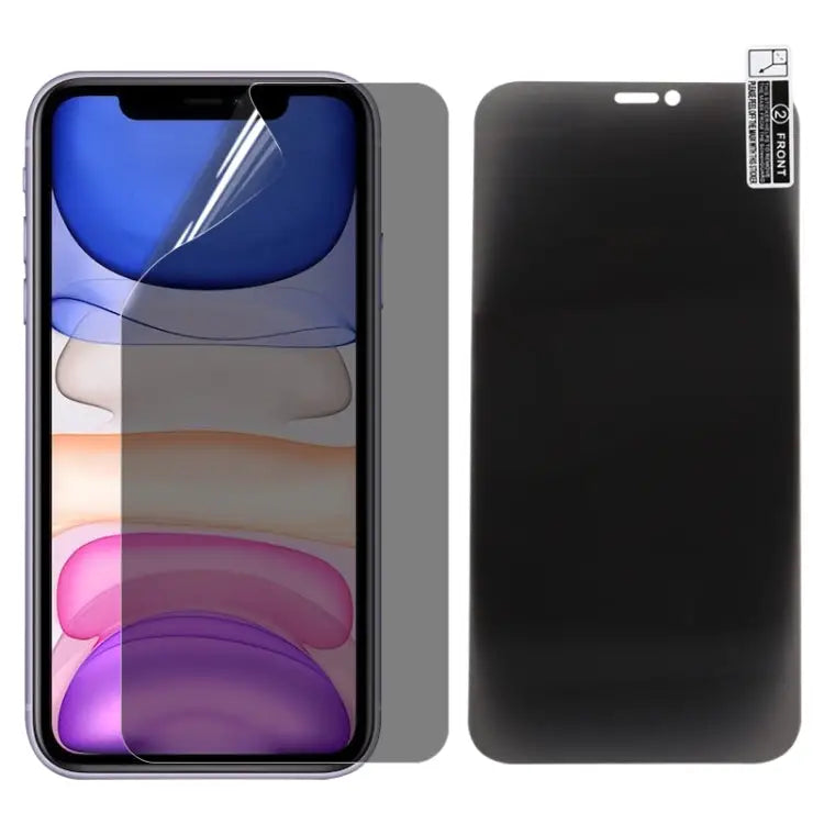 0.1mm 2.5D Full Cover Anti-spy Screen Protector Explosion-proof Hydrogel Film For iPhone 11 / XR (1 PC) For iPhone 11