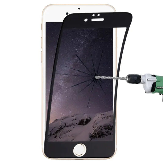 0.1mm 9H Full Screen Flexible Fiber Tempered Glass Film for iPhone 6 Plus & 6s Plus - For iPhone 6P & 6sP Black / Black