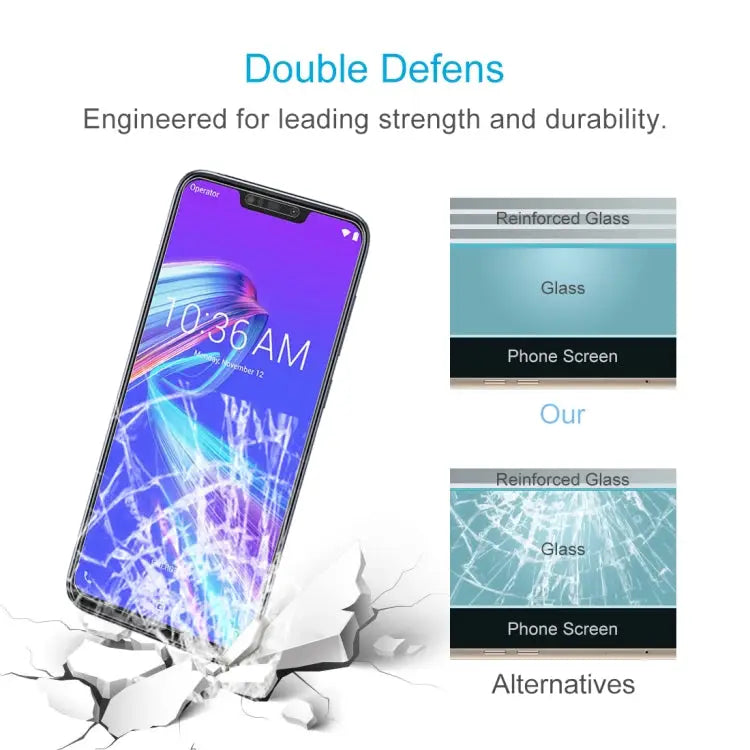 0.26mm 9H 2.5D Explosion-proof Tempered Glass Film for Asus Zenfone Max (M2) ZB633KL For Asus Zenfone Max (M2) ZB633KL