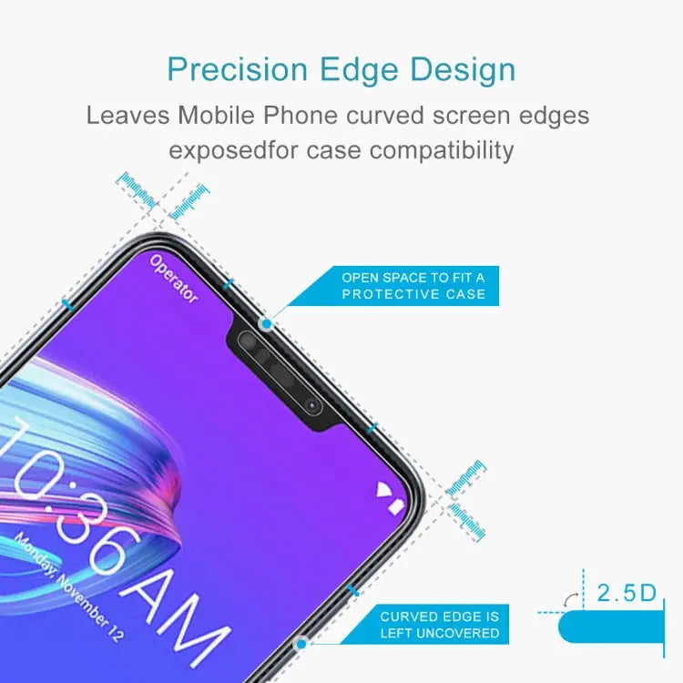 0.26mm 9H 2.5D Explosion-proof Tempered Glass Film for Asus Zenfone Max (M2) ZB633KL For Asus Zenfone Max (M2) ZB633KL