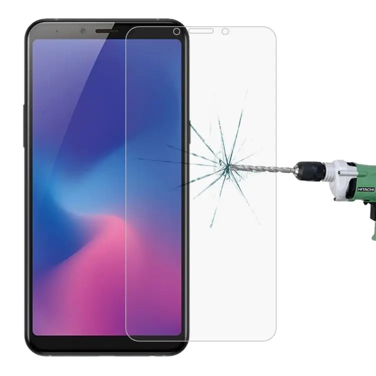 0.26mm 9H 2.5D Explosion-proof Tempered Glass Film for Galaxy A6s For Galaxy A6s (1 PCS) - For Galaxy A6s (1 PCS)