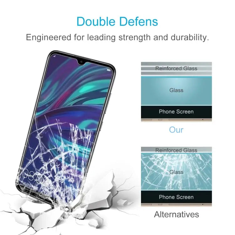 0.26mm 9H 2.5D Explosion-proof Tempered Glass Film for Huawei Enjoy 9 For Enjoy 9 (1 PCS) - For Enjoy 9 (1 PCS)