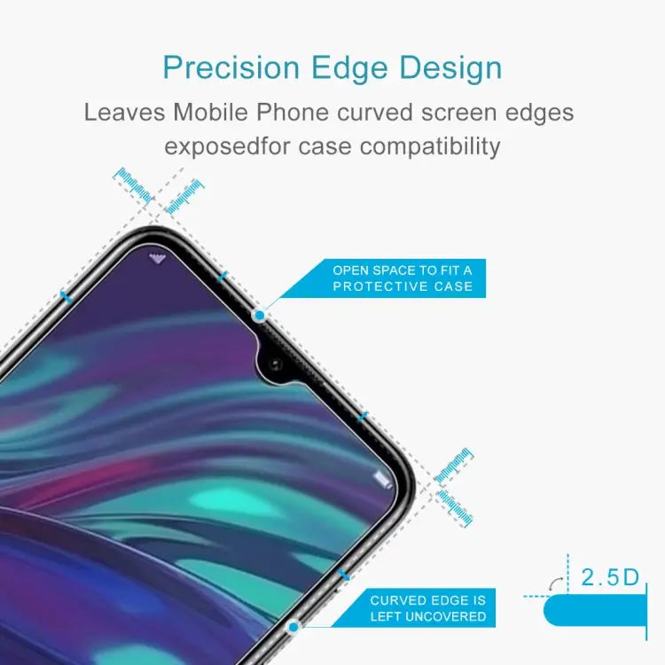 0.26mm 9H 2.5D Explosion-proof Tempered Glass Film for Huawei Enjoy 9 For Enjoy 9 (1 PCS) - For Enjoy 9 (1 PCS)