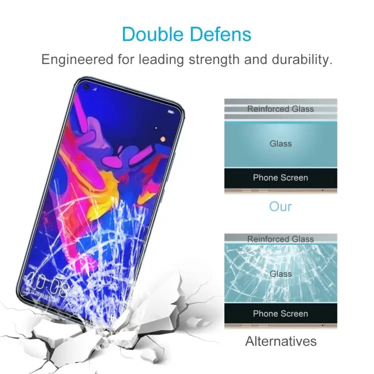 0.26mm 9H 2.5D Explosion-proof Tempered Glass Film for Huawei Honor View 20 For Honor View 20 - For Honor View 20