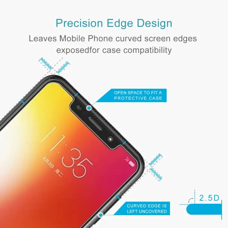 0.26mm 9H 2.5D Explosion-proof Tempered Glass Film for Motorola Moto One (P30 Play) For Moto One (P30 Play) (1 PCS)