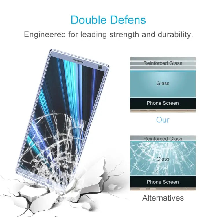 0.26mm 9H 2.5D Explosion-proof Tempered Glass Film for Sony Xperia XA3 For Sony Xperia XA3 (1 PCS) - For Sony Xperia